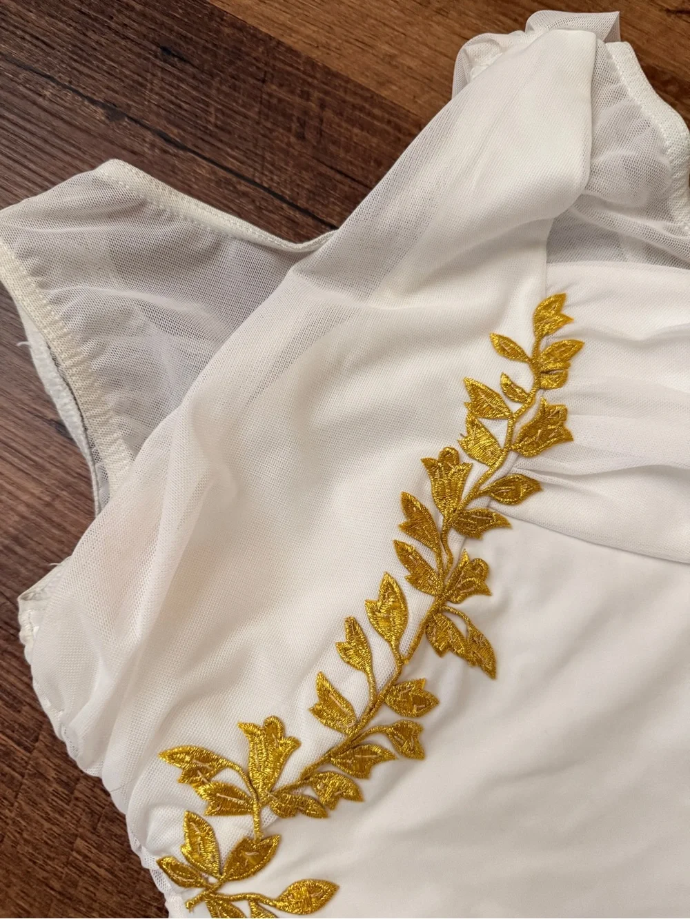 White and Gold Kids Greek Goddess Costume - Kids Costumes